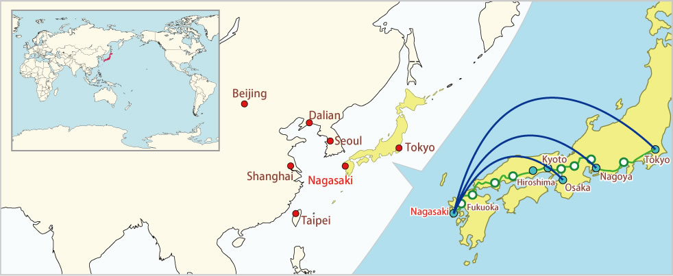 Nagasaki Map