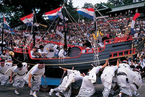 De haven van Nagasaki